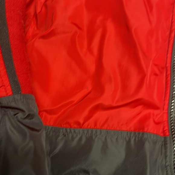 STARTER NBA Chicago Bulls Youth Jacket Red Black Vintage 90s 00s Large - Picture 4 of 7